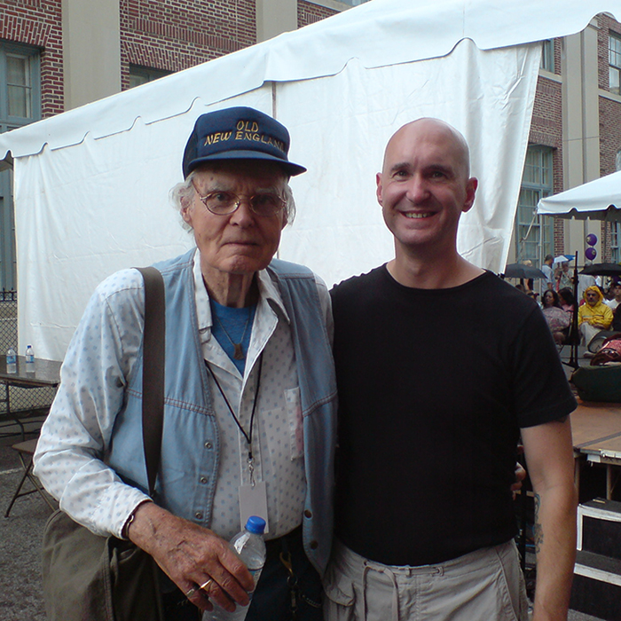 Barry "Oso" Nielsen and "Mac" in 2007, courtesy of Barry Nielsen